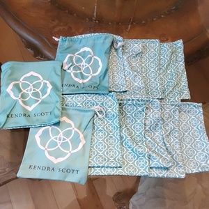 Kendra Scott empty pouches.  Lot of 13